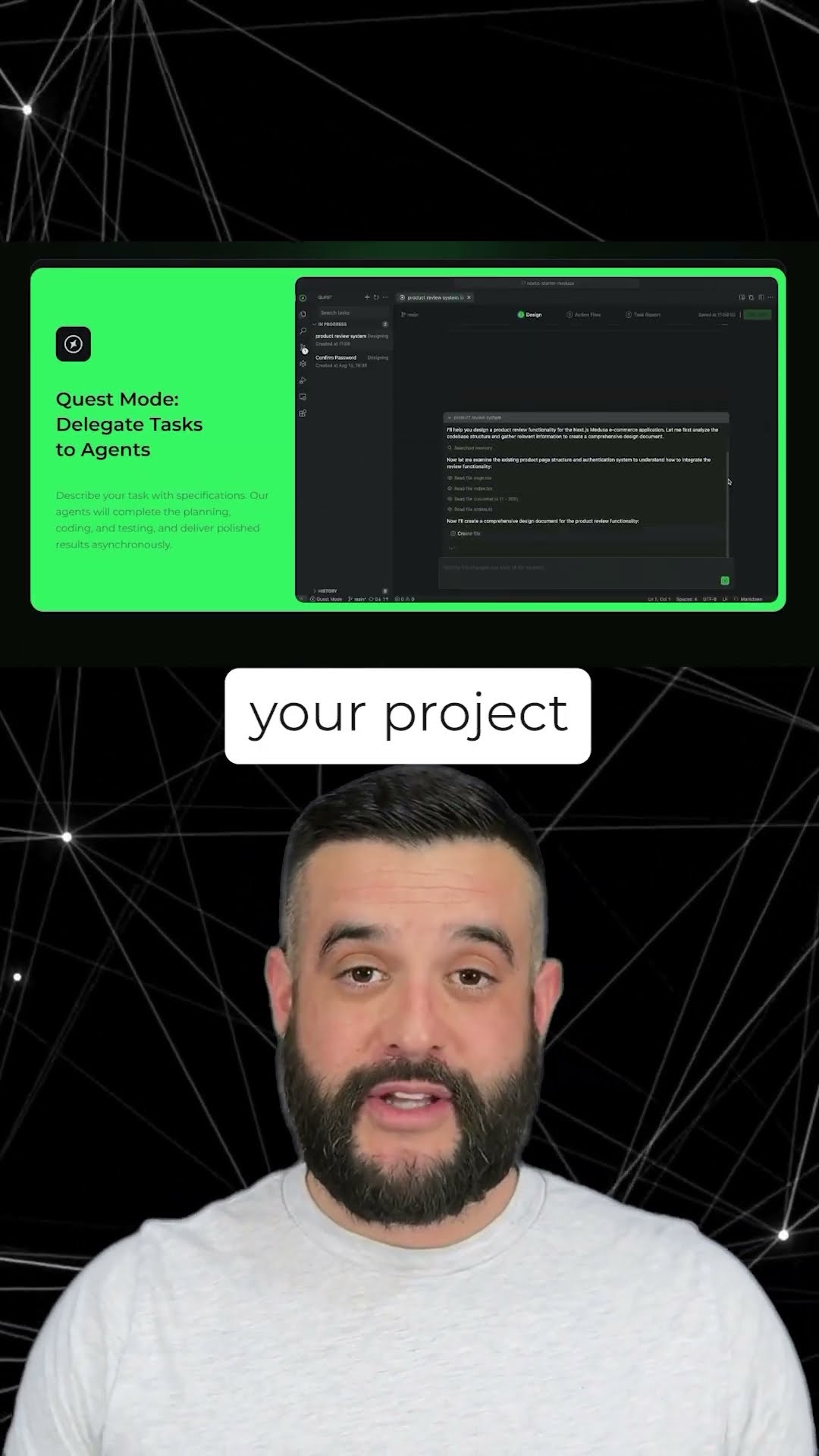 Qoder Agentic Coding showcase
